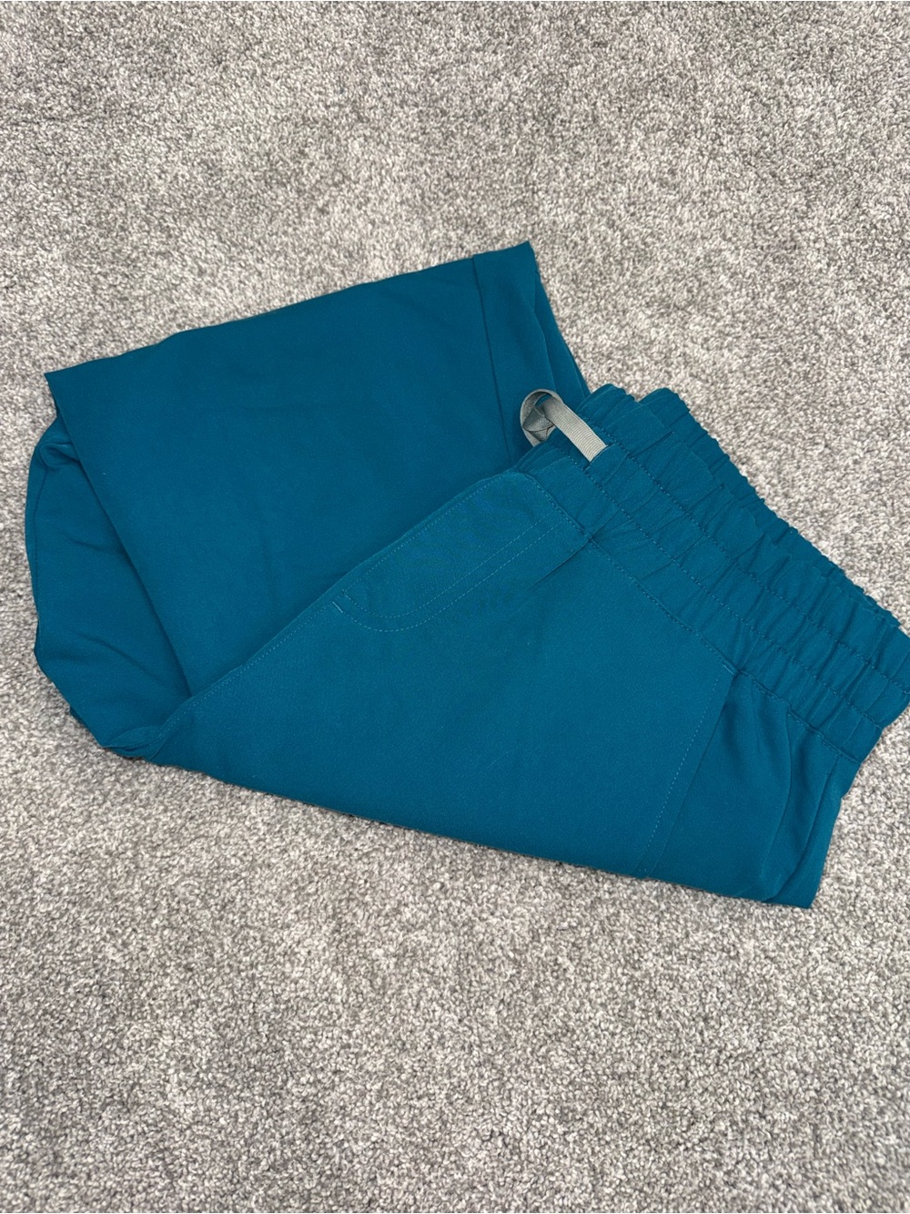 Figs Teal Drawstring Scrub Joggers